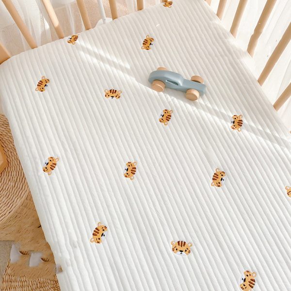 Ins Quilted Baby Cotton Fitted Sheet Mattress - Image 9