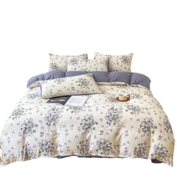 Four-piece Bed Set Jacquard Quilt Cover Sheets - Image 19