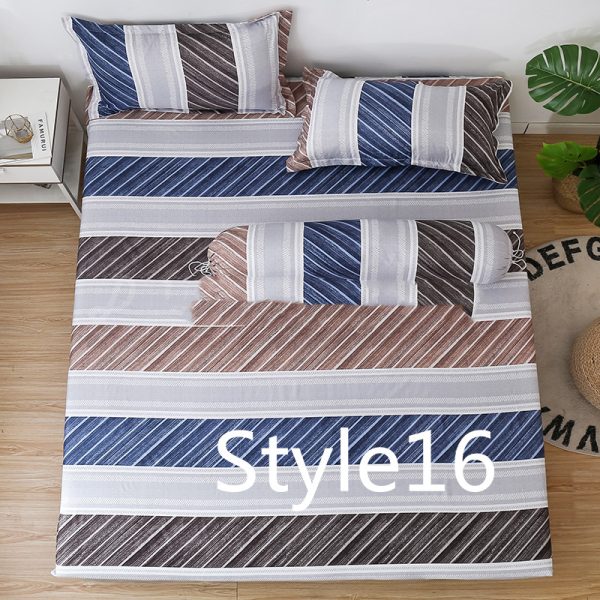 Single Bed Linens Mattress Pad Sets Bed Sheet Single Mattress Cover - Image 3