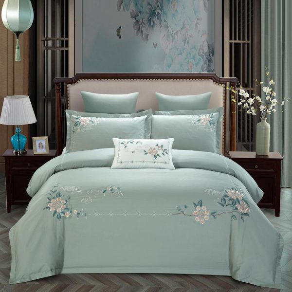 New Chinese Style Cotton 60s Long-staple Cotton Four-piece Cotton Embroidery Hotel Four-piece Hotel - Image 9