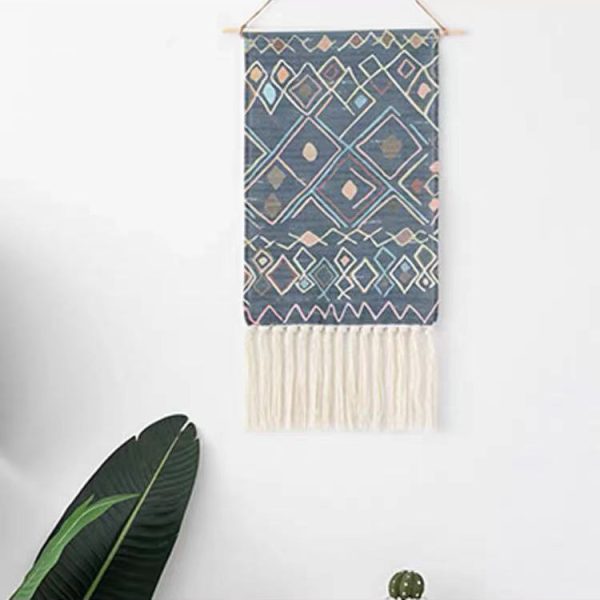 Hand-woven Homestay Tassel Tapestry Decoration Painting - Image 3