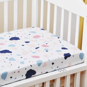 Baby's bed cotton bed sheet baby's mother and baby's products ins children's cartoon bed cover