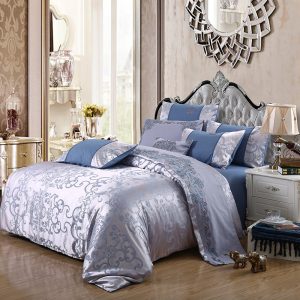 Active satin jacquard four-piece bedding