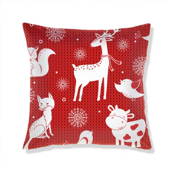 Home Christmas Print Pillow Cushion Cover - Image 8