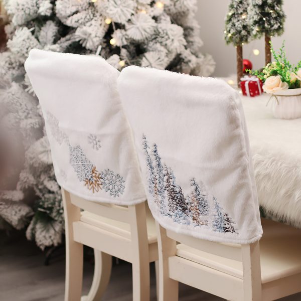 New Product Decorative Cartoon Plush Christmas Tree Chair Cover - Image 3