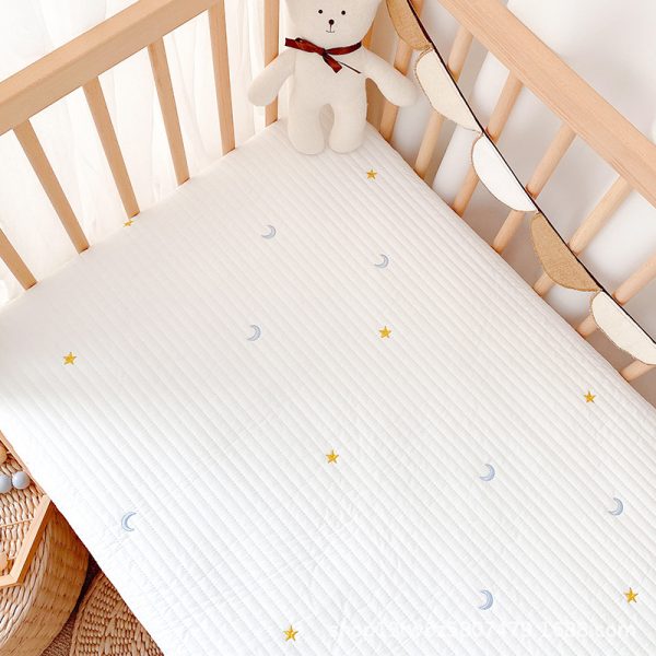 Ins Quilted Baby Cotton Fitted Sheet Mattress - Image 5