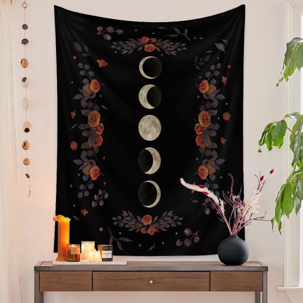 European Retro Mushroom Hanging Cloth Plant Homestay Tapestry - Image 11