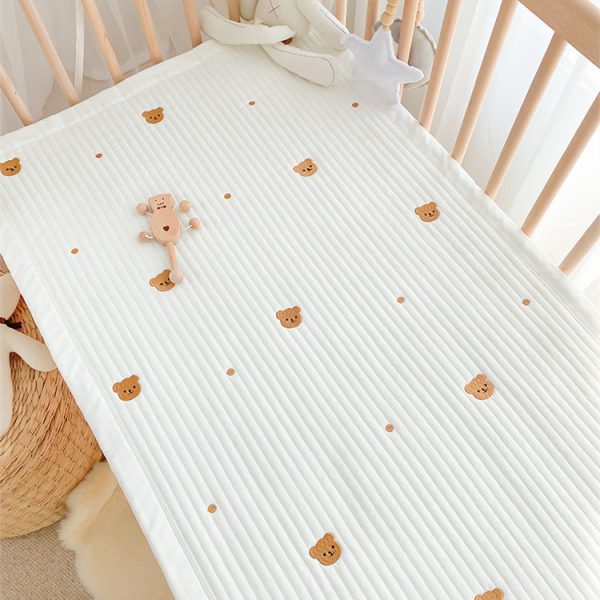 Ins Quilted Baby Cotton Fitted Sheet Mattress - Image 7