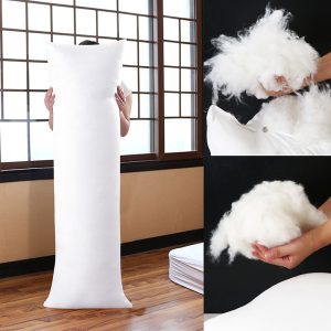 FEATHER FABRIC Fill Long Body Hug Hugging Pillow Bed Cushion Pad Anime Rectangle Sleep Nap Pillow Soft Insert Filler Core