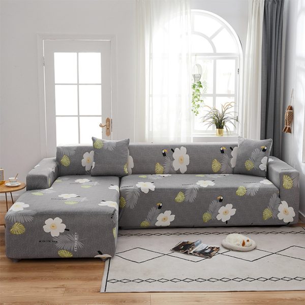 Home Fashion Stretch Print Modular Sofa Cover - Image 27