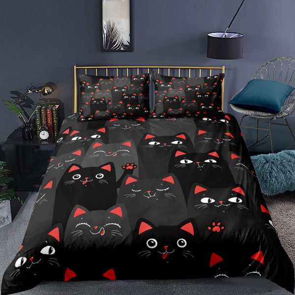 Kitty Series Quilt Cover And Pillowcase