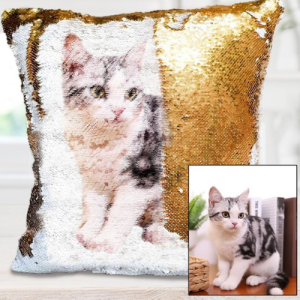 Custom image sequin pillowcase