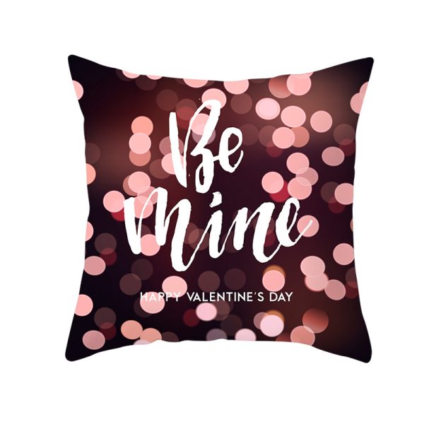 Home Valentine's Day Graphic Print Pillowcase - Image 13