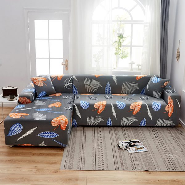 Home Fashion Stretch Print Modular Sofa Cover - Image 9