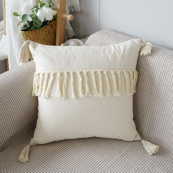 Home Fashion Boho Ethnic Tufted Pillowcase - Image 7