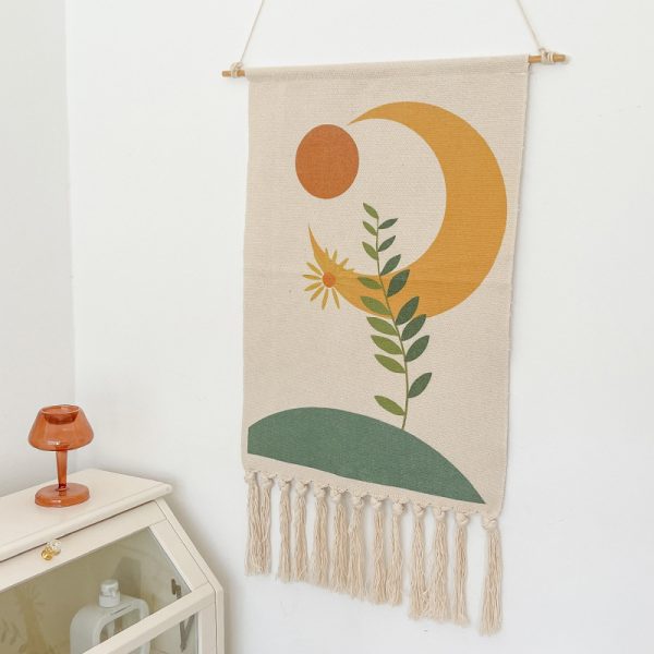 Hand-woven Homestay Tassel Tapestry Decoration Painting - Image 4