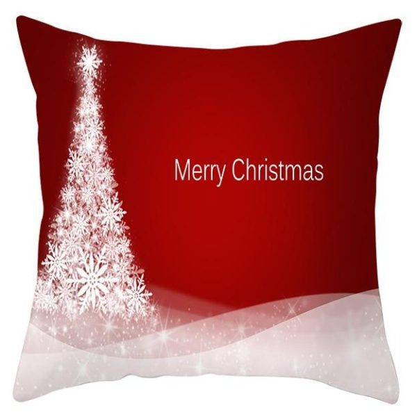 Modern New Polyester Pillowcase Lattice Deer Christmas Gift Without Pillow Core - Image 49