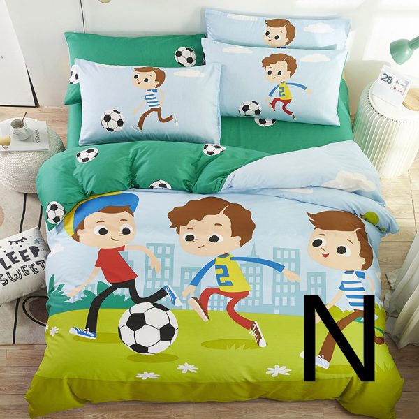 Home Textile Cute Cartoon Children Bed Sheet Bed Sheet Quilt Cover Bedding - Image 15