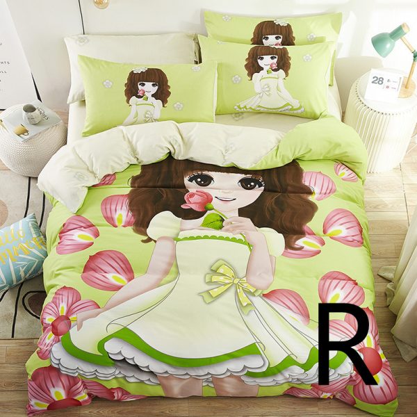 Home Textile Cute Cartoon Children Bed Sheet Bed Sheet Quilt Cover Bedding - Image 18