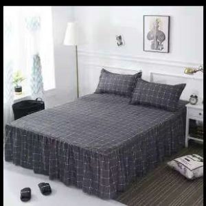 Bed Skirt Pillowcase 3 Woolly Bedsheet Bedding Set Bedspread