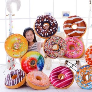 Donut Cartoon Plush Pillow