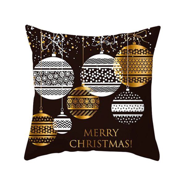 Modern New Polyester Pillowcase Lattice Deer Christmas Gift Without Pillow Core - Image 18