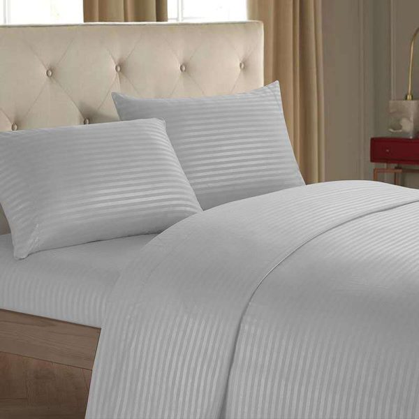 Luxury Bedding Set Bed Sheets Fitted Sets Mono Color - Image 9