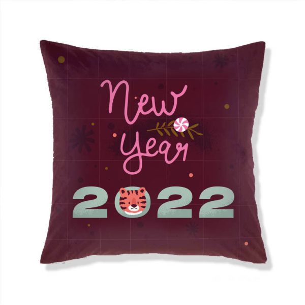 Home Christmas Print Pillow Cushion Cover - Image 17