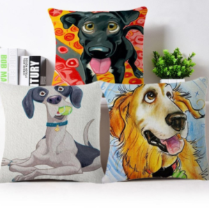 Cartoon dog pillowcase