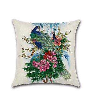 Printed Throw Pillow Case Cushion Cover