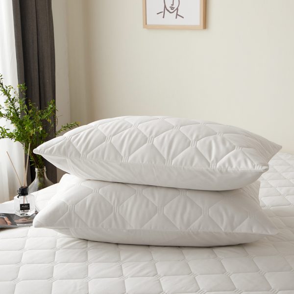 Pillow Protective Cover Pure Cotton Quilted Pillow Case Pillow Core - Image 4