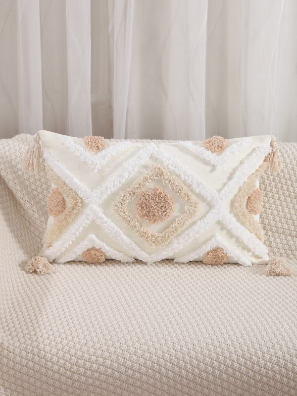 New Bohemian Geometric Tufted Pillowcase - Image 6