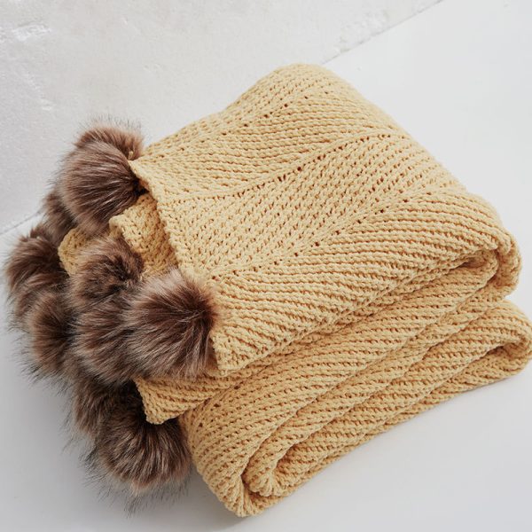 Hairball Chenille Super Soft Office Nap Blanket - Image 2