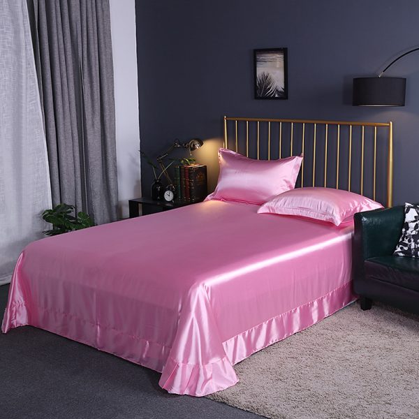 Household Double-sided Ice Silk Bed Sheet Bedding - Image 8