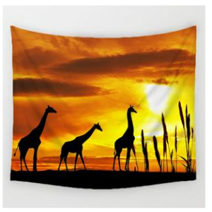 Giraffe Tapestry