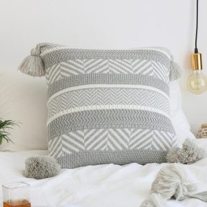 Bohemian Style Tufted Pillow Cushion Cushion Pillow Ethnic Retro Style