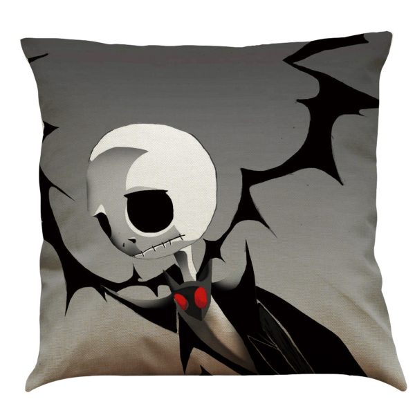 Halloween Cotton Linen Sofa Car Cushion Pillowcase - Image 4