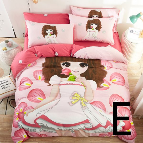 Home Textile Cute Cartoon Children Bed Sheet Bed Sheet Quilt Cover Bedding - Image 6