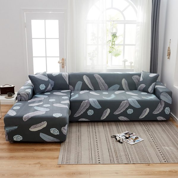 Home Fashion Stretch Print Modular Sofa Cover - Image 8