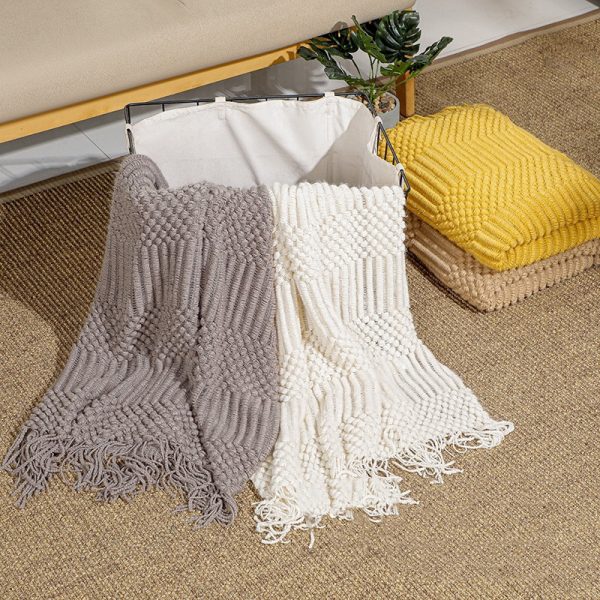 Home Simple Solid Color Air Conditioning Blanket - Image 6