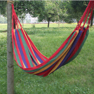 Outdoor Camping And Leisure Room Double Person Singleadult Swing Swing Hammock Canvas Thickening And Widening Children Hammock Toys.