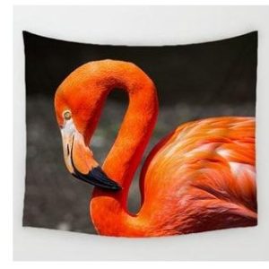 Flamingo cotton linen hanging painting tapestry