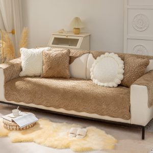 Modern Minimalist Nordic Winter Sofa Cushion Short Plush