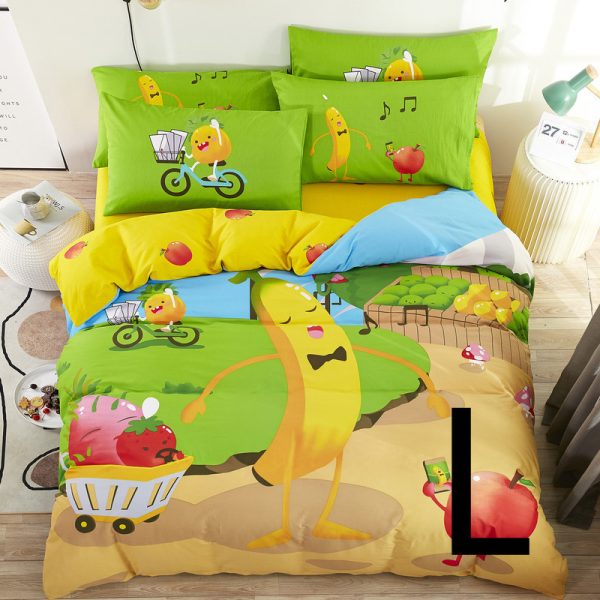 Home Textile Cute Cartoon Children Bed Sheet Bed Sheet Quilt Cover Bedding - Image 17