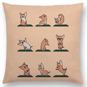 Dog animal printed pillow case