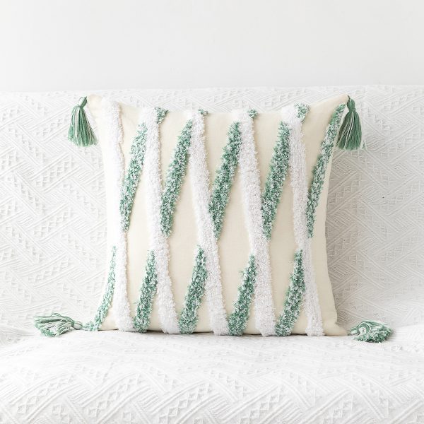 New Bohemian Geometric Tufted Pillowcase - Image 12