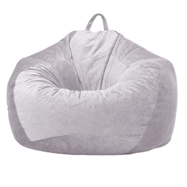 Lazy Sofa Bean Bag Cloth Cover Tatami Short Velvet No Filler Home Toy Storage - Image 5