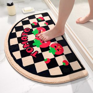 Absorbent Bathroom Nonslip Mat Entry Door Mat Door Foot Pad Toilet Entry Door Home Mat