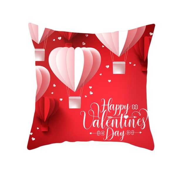 Home Valentine's Day Graphic Print Pillowcase - Image 10