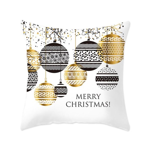 Modern New Polyester Pillowcase Lattice Deer Christmas Gift Without Pillow Core - Image 21